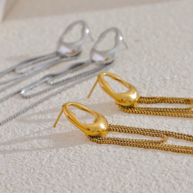 Golden Thread Earrings