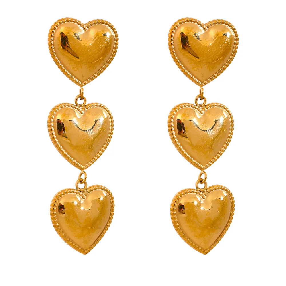 Golden Love Drop Earrings