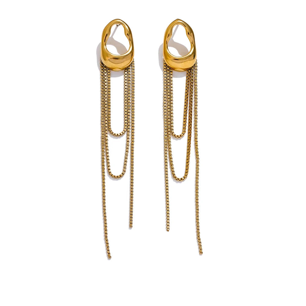 Golden Thread Earrings