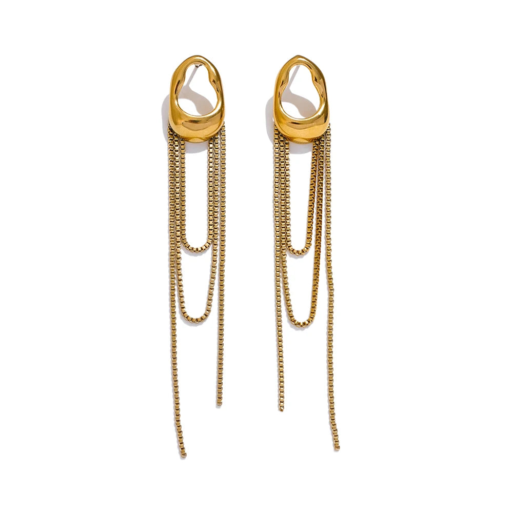 Golden Thread Earrings