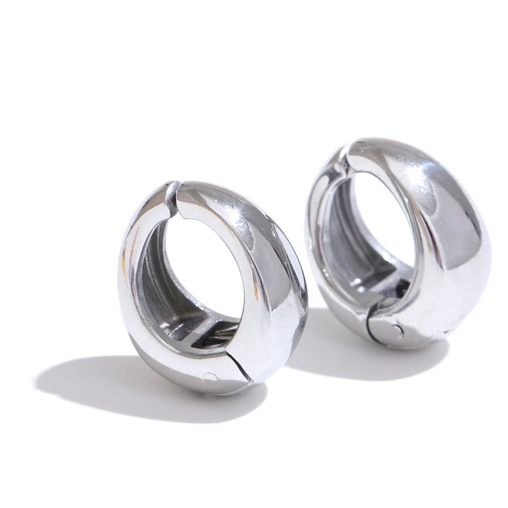 Bold Glow Clip-On Hoops