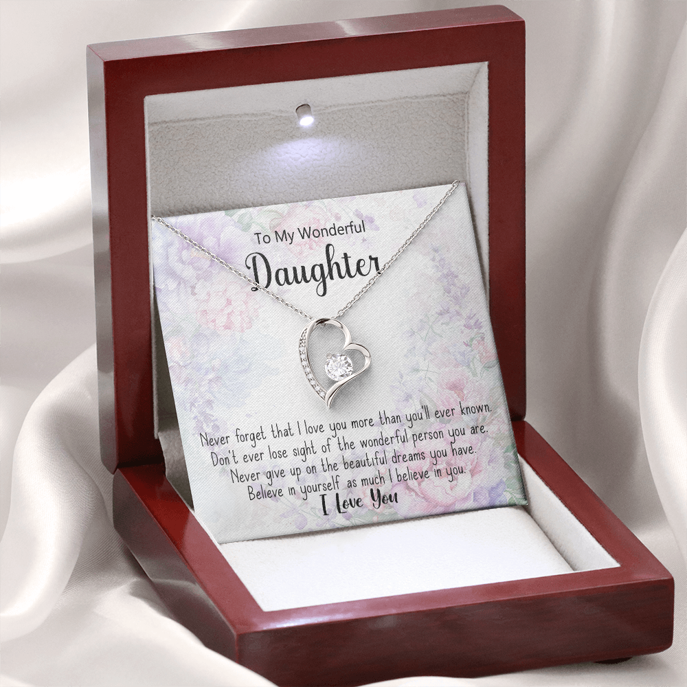 π To My Wonderful Daughter Necklac