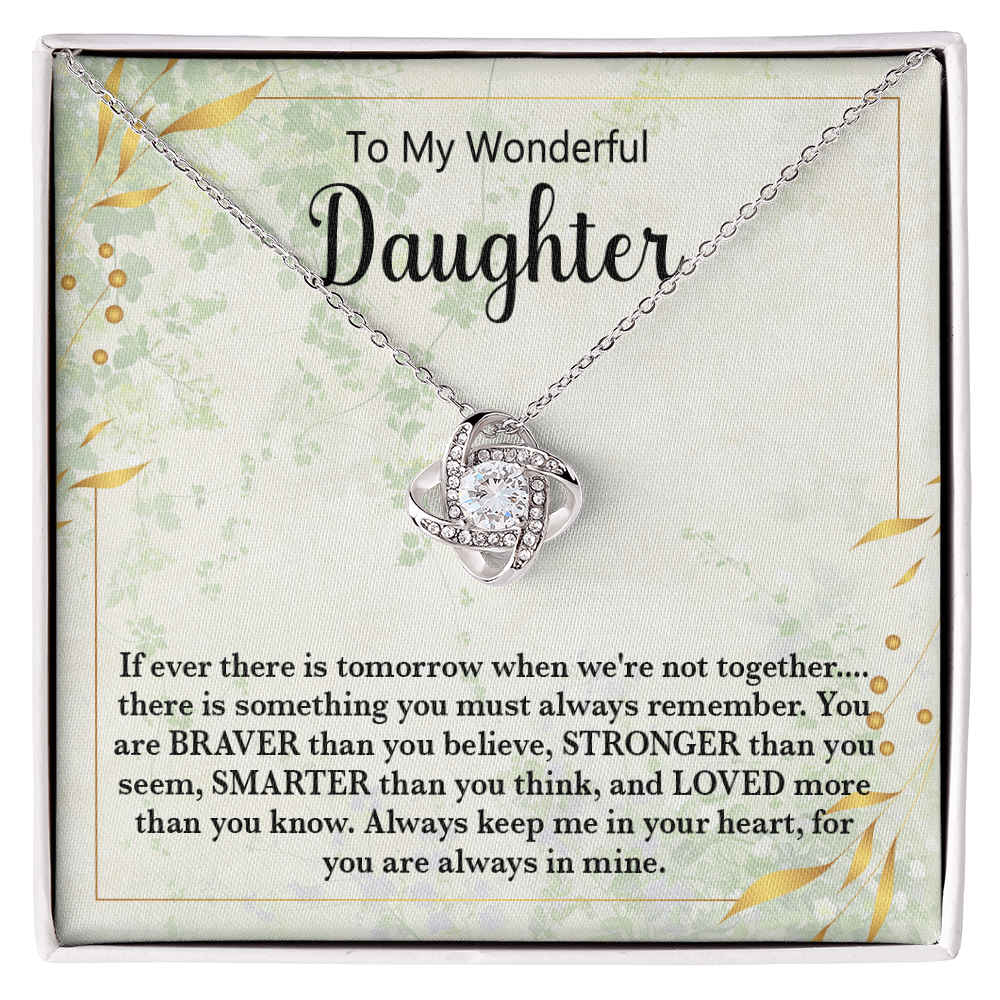 π To My Wonderful Daughter Necklace