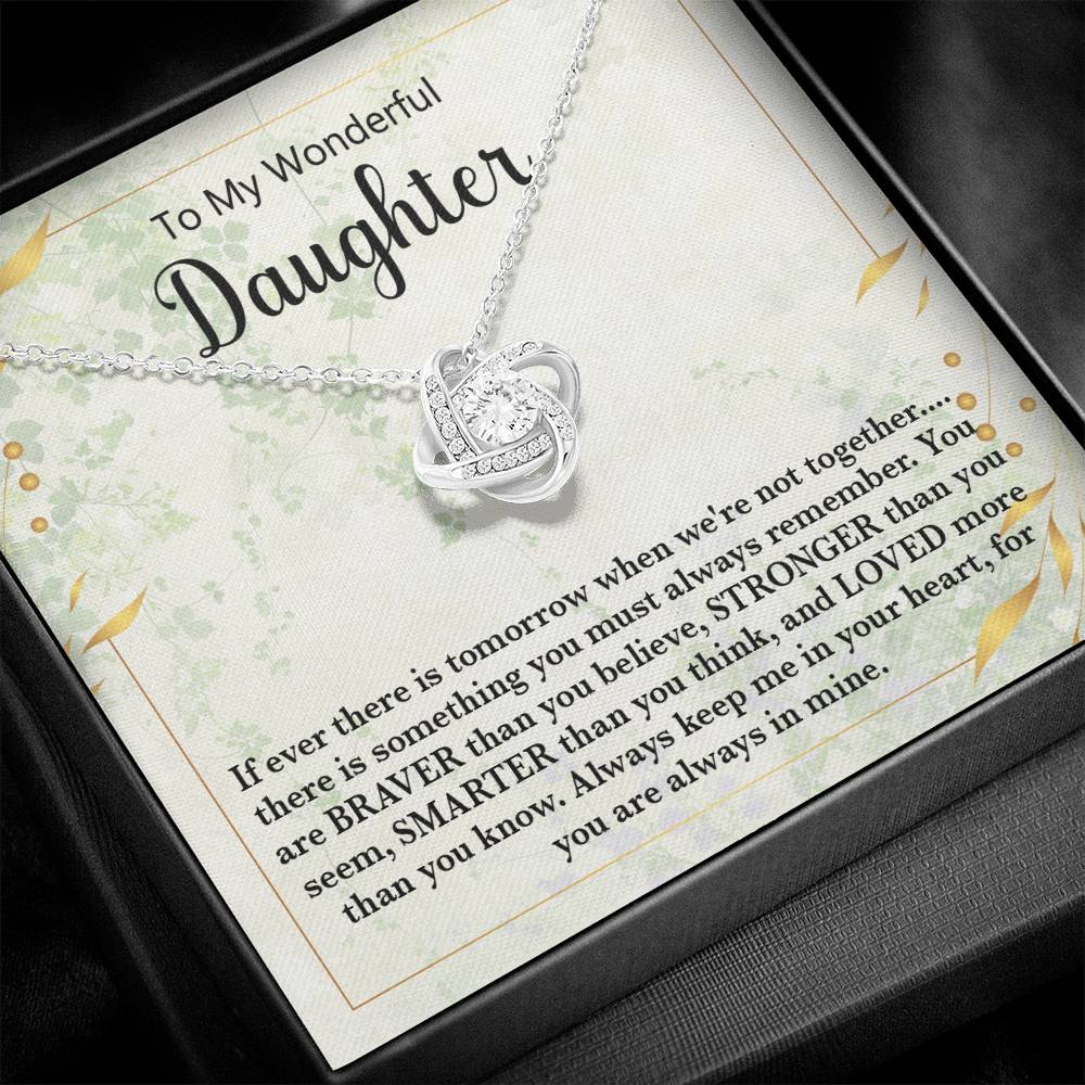 π To My Wonderful Daughter Necklace