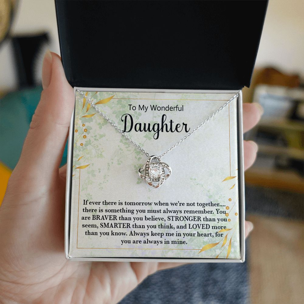 π To My Wonderful Daughter Necklace