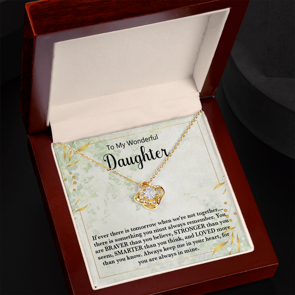 π To My Wonderful Daughter Necklace