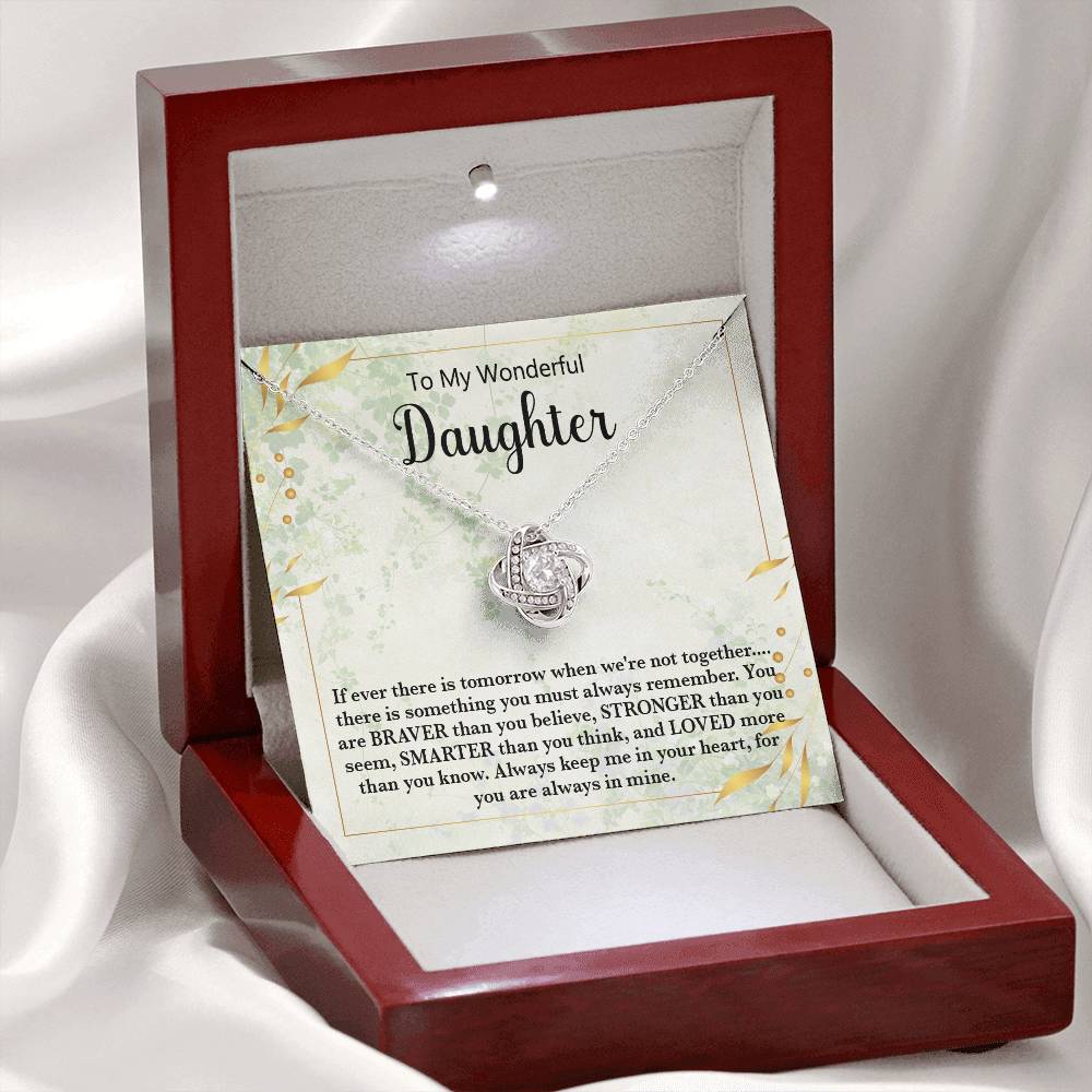 π To My Wonderful Daughter Necklace