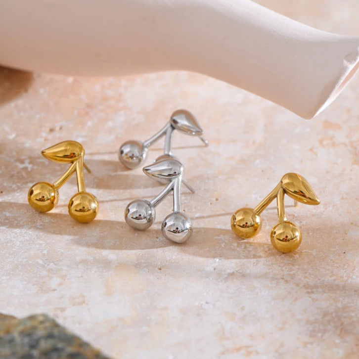 Chic Cherry Earrings