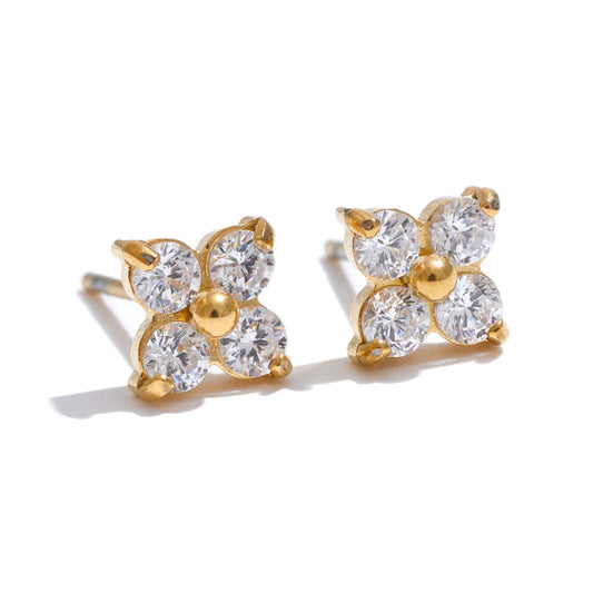 Petal Spark Stud Earrings