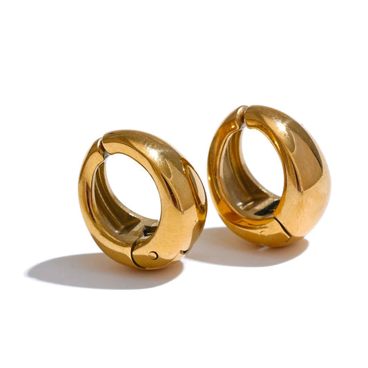 Bold Glow Clip-On Hoops