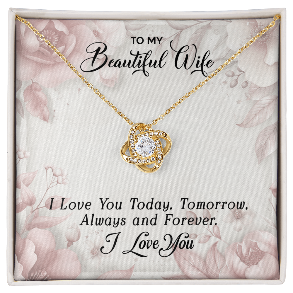 💖 To My Beautiful Wife Necklace