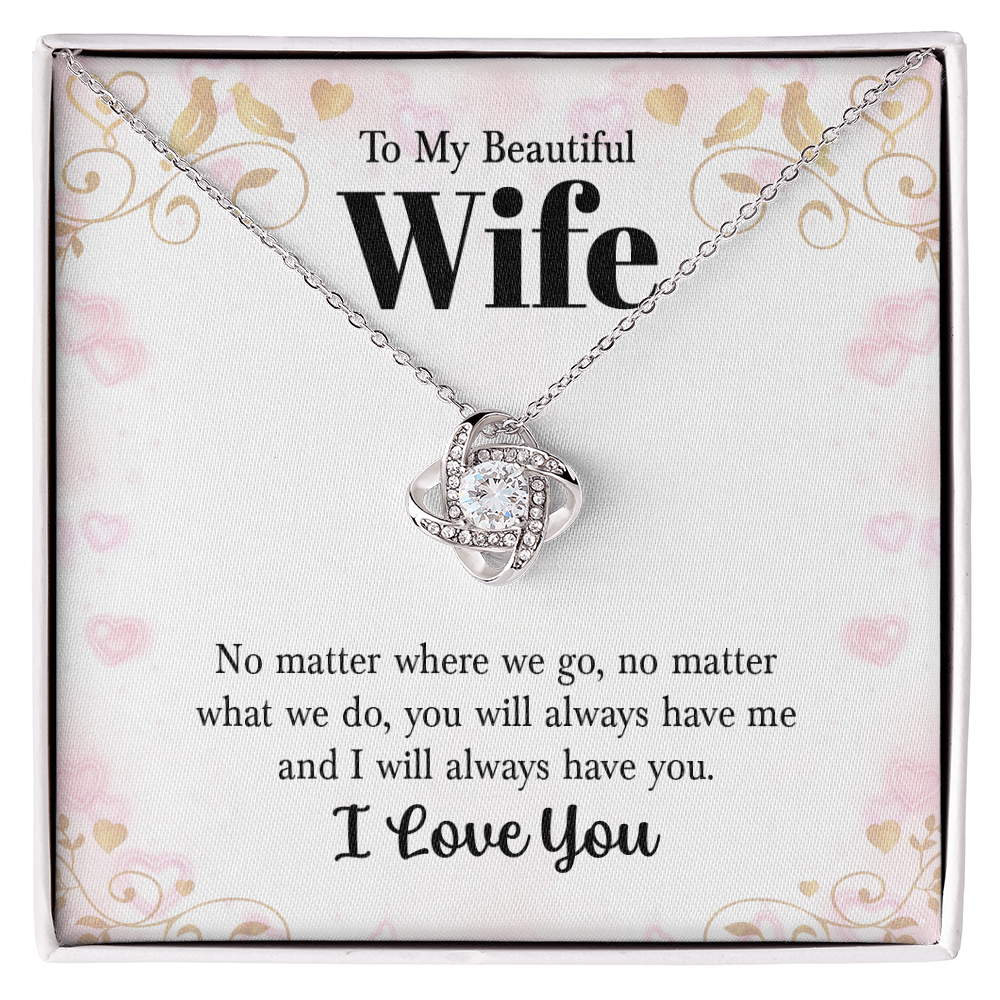 💖 To My Beautiful Wife Necklace