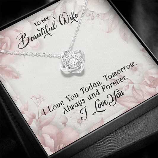 💖 To My Beautiful Wife Necklace