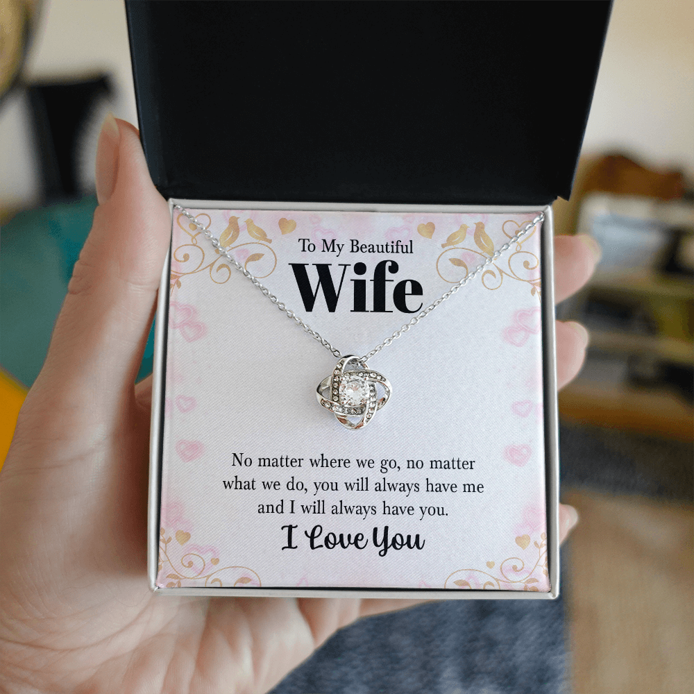💖 To My Beautiful Wife Necklace