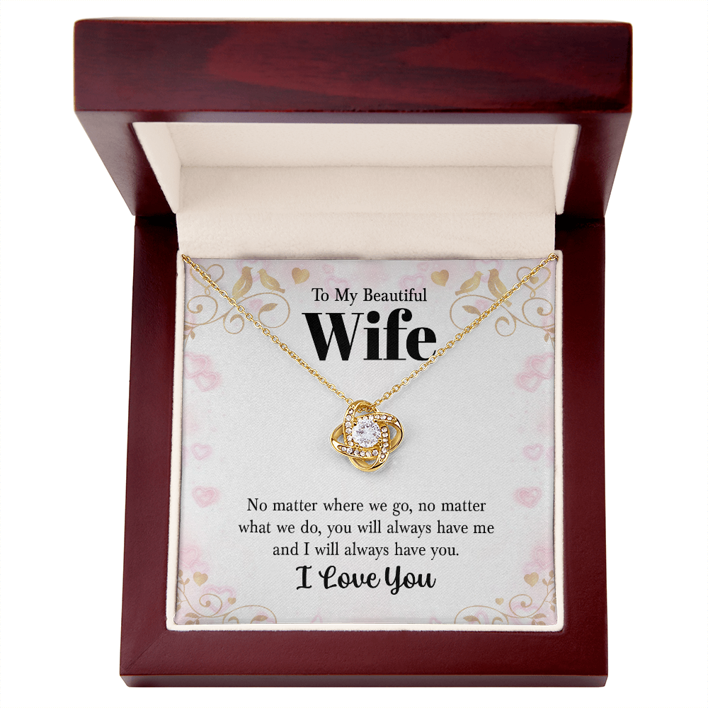 💖 To My Beautiful Wife Necklace
