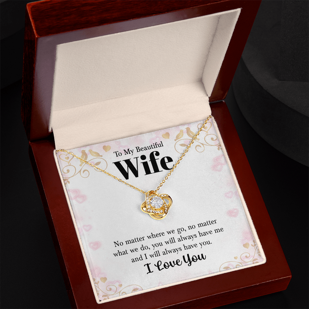💖 To My Beautiful Wife Necklace
