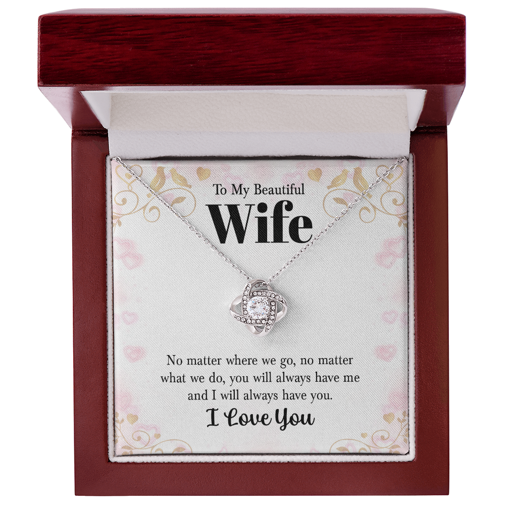 💖 To My Beautiful Wife Necklace