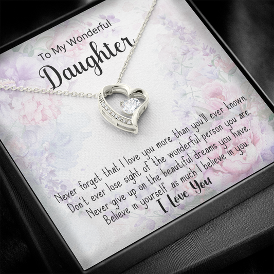 💖 To My Wonderful Daughter Necklac